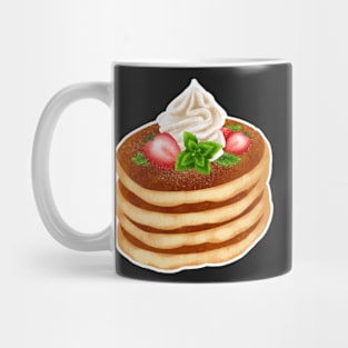 Strawberries Cream & Mint Pancake Mug